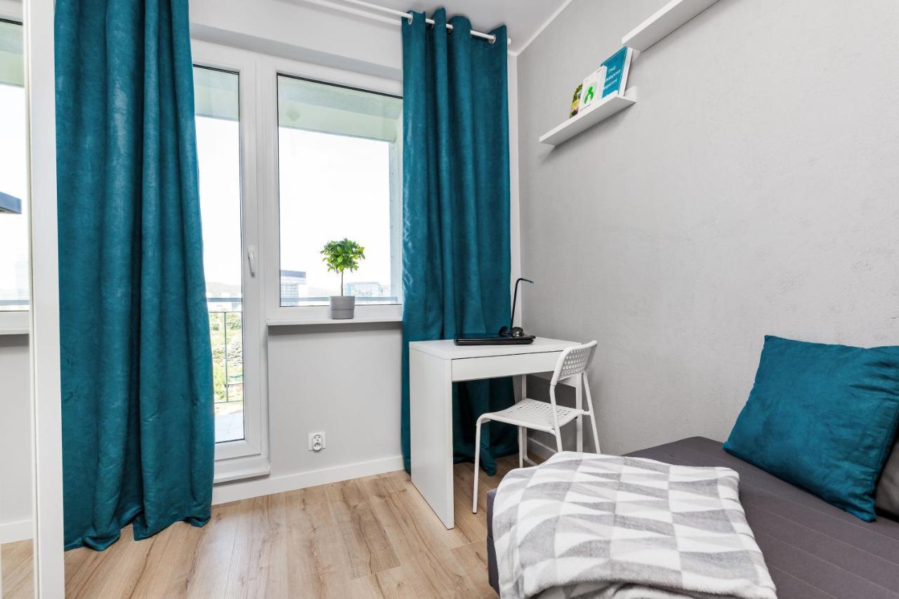 Pokoje Gdansk Zaspa - Pilotow 20B, 800M Skm-Zaspa, Odleglosc Do Morza 3Km Apartment ภายนอก รูปภาพ